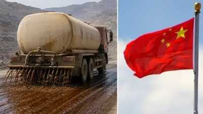Çin'de kömür madenlerinde toz bastırmak için pekmez kullanıldı
