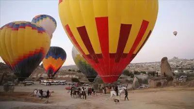 Kapadokya Rekoru Sürüyor: 6 Ayda 308 Bin Kişi Balonla Uçtu