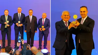 Kayseri Büyükşehir Belediye Başkanı Büyükkılıç'a RES projesiyle ödül