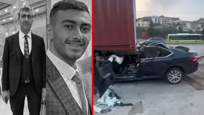 Kocaeli'de feci kaza: Baba ve oğlu TIR'ın altında can verdi