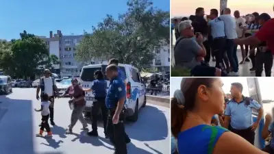 Kuşadası'nda zabıta memuruna taşlı sopalı saldırı: 2 dilenci kadın tutuklandı