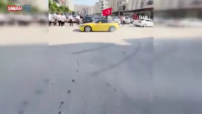 Lüks Araçla Düğün Konvoyunda Drift: 156 Bin TL Ceza ve 2 Ay Trafikten Men