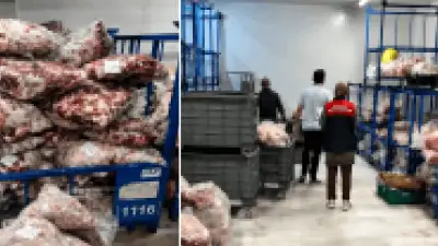 Lüleburgaz'da uygunsuz koşullarda 4 ton 652 kilo kırmızı ete el konuldu