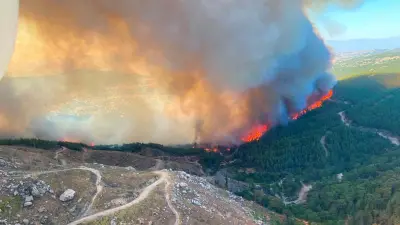 Meteoroloji'den kuvvetli rüzgar uyarısı! Yangın bölgesinde hava nasıl?