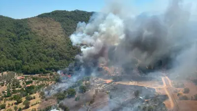 Muğla Fethiye'de Orman Yangını: Havadan ve Karadan Müdahale Sürüyor