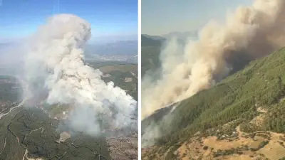 Muğla Seydikemer'de Orman Yangını: 5 Uçak 11 Helikopter Müdahale Ediyor