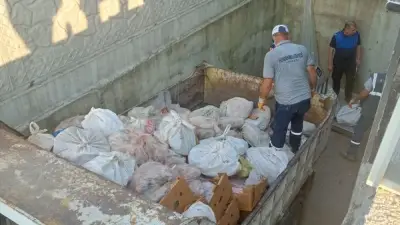 Sakarya'da 5,5 Ton Etiketsiz Et Ürünü İmha Edildi