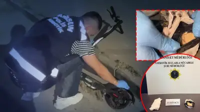 Samsun'da Elektrikli Scooter Bataryasında Uyuşturucu Zulası