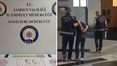 Samsun'da sahte polis dolandırıcısı 1,5 milyon lira ile yakalandı