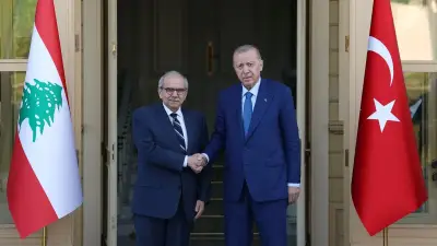 Son Dakika: Başkan Erdoğan, Lübnan Başbakanı Nevvaf Selam'ı Kabul Etti