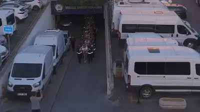 İstanbul merkezli 12 ilde 4 suç örgütüne operasyon: 103 şüpheli adliyede