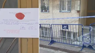 Sultangazi'de Kolonlarında Çatlak Oluşan Bina Tahliye Edildi