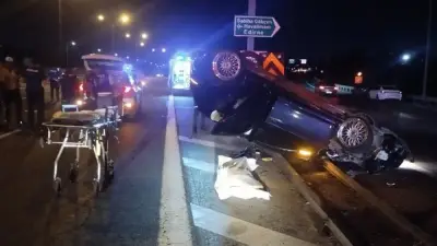 TEM Otoyolu'nda Feci Kaza: 1 Ölü, 2 Yaralı