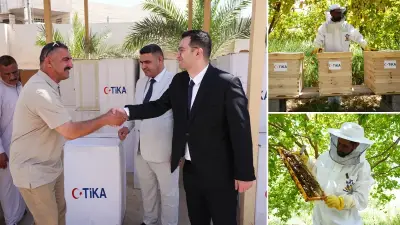 TİKA'dan Irak'ın Enbar kentinde 200 arıcıya ekipman desteği
