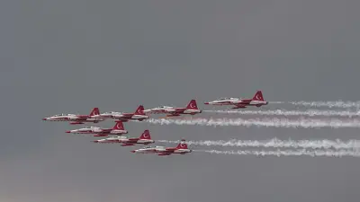 Türk Yıldızları Ankara'da 36. NATO Zirvesi İçin Son Prova Uçuşunu Yaptı