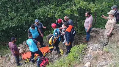Tunceli'de Ayağını Kıran Vatandaşa Ekiplerden Hızlı Müdahale