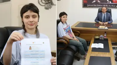 YKS'de Fransızca Türkiye Birincisi Sena İlhan Tıp Okumak İstiyor