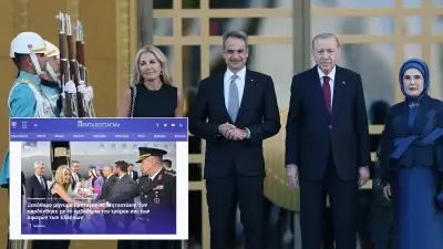 Yunan Medyası Miçotakis'e Mehterli Karşılamadan Rahatsız: Provokatif