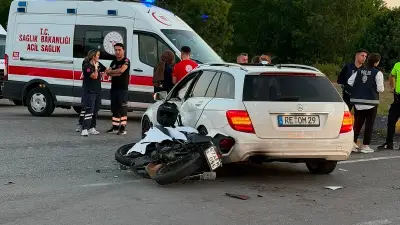 Zonguldak Çaycuma'da motosiklet-otomobil çarpıştı: 23 yaşındaki kadın hayatını kaybetti