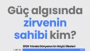 2026 En Güçlü Ülkeler Sıralaması: ABD Zirvede, Türkiye Kaçıncı?