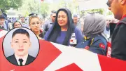 7 aylık hamile eşten şehit askere gözyaşları içinde veda