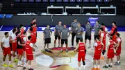 A Milli Erkek Basketbol Takımı, İsviçre Maçı Hazırlıklarını Sürdürüyor