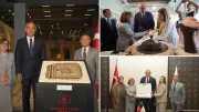 ABD'den iade edilen Zeugma Mozaik Paneli evine kavuştu