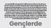 AB'de gençlerin dijital beceri düzeyi yükseliyor: Danimarka lider