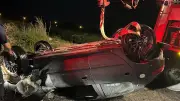 Adana'da Sulama Kanalına Düşen Otomobil Sürücüsü Hayatını Kaybetti