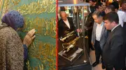 Aksaray'da Kutsal Emanetler Sergisi: Sakal-ı Şerif ve Kabe Örtüsü Ziyarete Açıldı