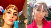 Çağla Şıkel Oğullarıyla Tatilde Avatar Konseptli Mekanda