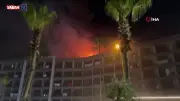 Alanya'da Otelin Çatı Katında Yangın: Misafirler Tahliye Edildi