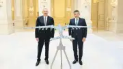 Aliyev, Baykar Yönetim Kurulu Başkanı Selçuk Bayraktar'ı Kabul Etti
