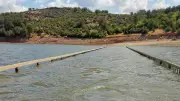 Çanakkale'de Baraj Suları Çekildi, Tarihi Köprü Ortaya Çıktı