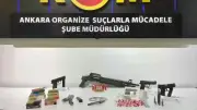 Ankara'da suç örgütlerine dev operasyon: 55 şüpheli tutuklandı