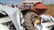 Çankırı'da Otomobil Park Halindeki Traktöre Çarptı: 3 Ölü, 1 Yaralı