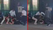 Arnavutköy'de dehşet: Tartıştığı genci yere yatırıp acımasızca darp ettiler