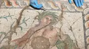 Aspendos'taki Genç Eurymedon Mozaiği Turistlerin İlgi Odağı Oldu