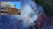 Avcılar'da 5 katlı binanın çatısında yangın: 2 daire kullanılamaz hale geldi