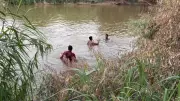 Aydın'da Büyük Menderes Nehri'nde kaybolan 2 çocuk için arama başlatıldı
