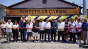 Ayvalık Tostçular Çarşısı'nda 11 esnaf tek çatı altında birleşti