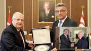 Bakan Güler, KKTC Cumhurbaşkanı Erhürman ile Görüştü