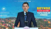 Bakan Kurum: Beykoz'da 71 hak sahibine tapu teslim edildi