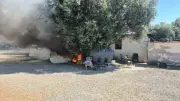 Bodrum'da Personel Lojmanında Yangın: Söndürüldü, Can Kaybı Yok