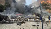 Büyükada'da Plajda Yangın: 4 Kişi Dumandan Etkilendi