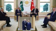 Cumhurbaşkanı Erdoğan, Pakistan Başbakanı Şahbaz Şerif'i Dolmabahçe'de Ağırladı