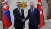 Cumhurbaşkanı Erdoğan, Slovakya Cumhurbaşkanı Pellegrini'yi Kabul Etti