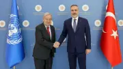 Dışişleri Bakanı Fidan, BM Genel Sekreteri Guterres ile Görüştü