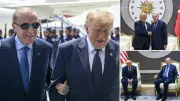 Donald Trump'ın Air Force One uçağı Ankara'ya iniş yaptı, 18 bin kişi takip etti