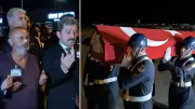 Şehit Uzman Çavuş Mehmet Demirbaş'ın Cenazesi Samsun'a Getirildi